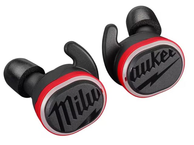 Lot 96-192436 - Milwaukee REDLITHIUM USB Bluetooth Jobsite Ear Buds MSRP $179.99 Unused