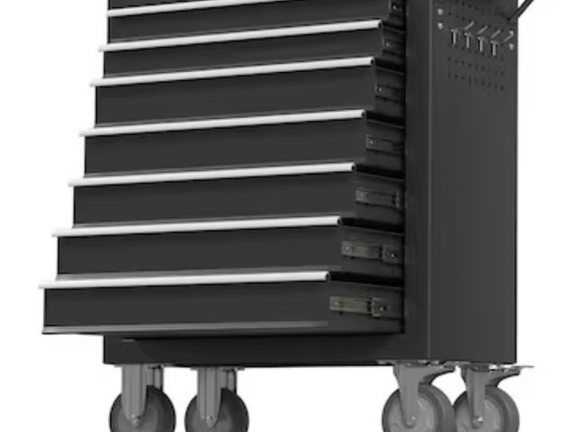 Lot 96-160422 - RaDEWAY 24.41-in W x 31.1-in H 7 -Drawer Steel Rolling Tool Cabinet ( Black )

MSRP $240

New