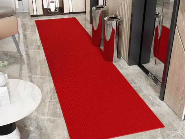 Lot 96-181892 - Sweet Home Stores
Ribbed Non-Slip Rubberback Indoor/Outdoor Long Hallway Runner Rug 2 ft. x 24 ft., ...