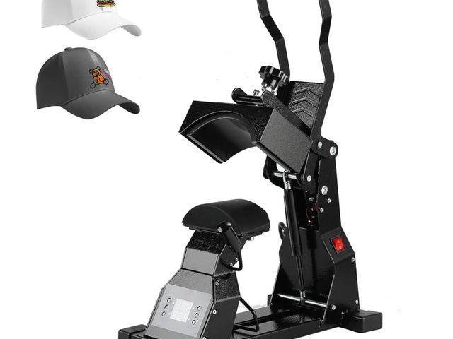 Lot 96-170630 - Hat Heat Press Machine for Caps with 2pcs Interchangeable Platens -Black
MSRP $149.99
New