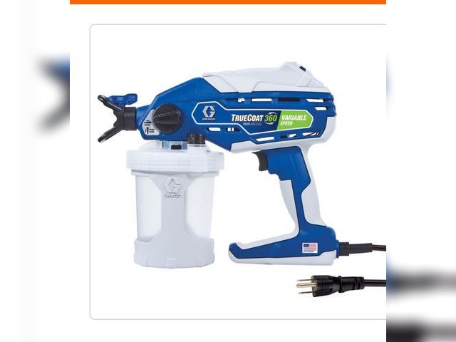 Lot 96-162530 - Graco TrueCoat 360 Variable Speed
Handheld Airless Paint
Sprayer Used