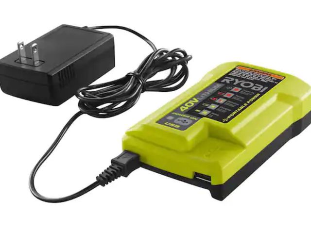 Lot 96-167449 - RYOBI 40V Lithium-Ion Charger with USB Port

New