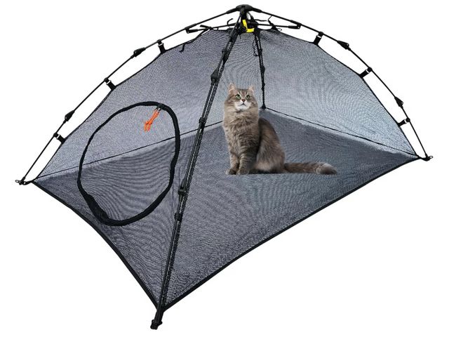 Lot 96-177384 - Outdoor Cat Tent 75x59x33.5

New. Actual item may vary slightly from stock photo