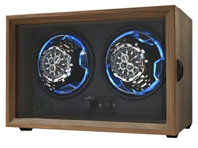 Lot 96-178678 - Isili Double Watch Winder for Automatic Watches, Dual watch Winders Box for Watch lovers, with Quiet...