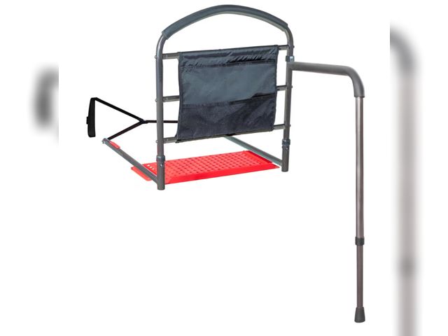 Lot 96-189402 - Stander Mobility Rail, Bedside Railing and Assist Bar with Swing-Out Safety Handle for Adults, Senio...
