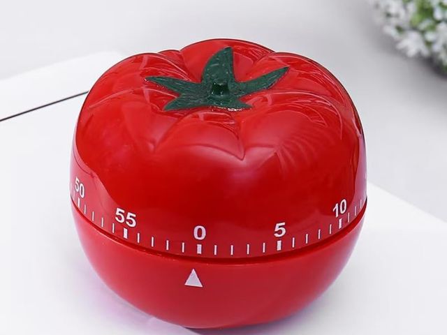 Lot 96-190926 - Kitchen Timer, 60-Minute Mechanical Countdown Timer, Red New