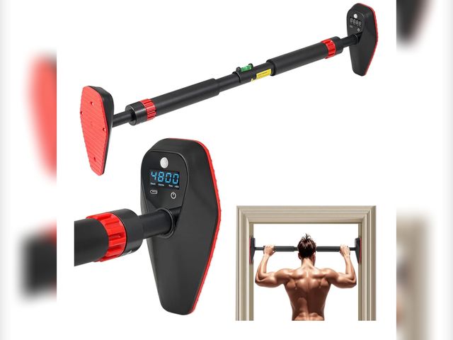 Lot 96-176198 - Pull Up Bar for Doorway, Door Frame Chin Up Bar without Screw Exercise Bars for Home Workouts Streng...