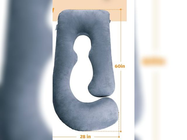Lot 96-169636 - Chilling Home Pregnancy Pillows for Sleeping, U Shaped Body Pillow 63 inch Pregnant Pillow for Sleep...