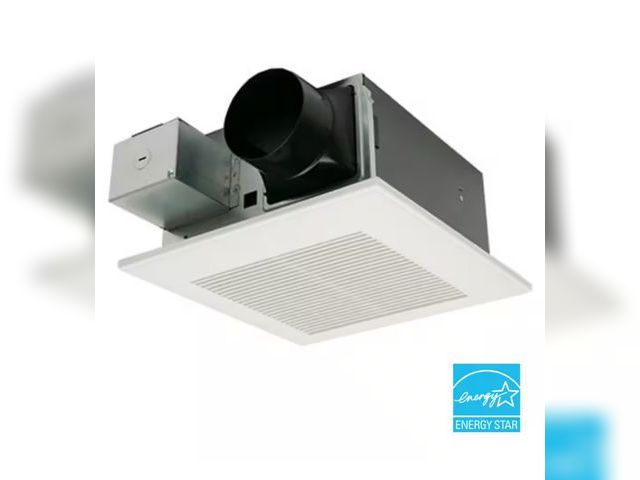 Lot 96-182700 - Panasonic
WhisperFit DC, Pick-A-Flow 50,80,110 CFM ENERGY STAR Quiet Ceiling Bathroom Exhaust Fan w/...