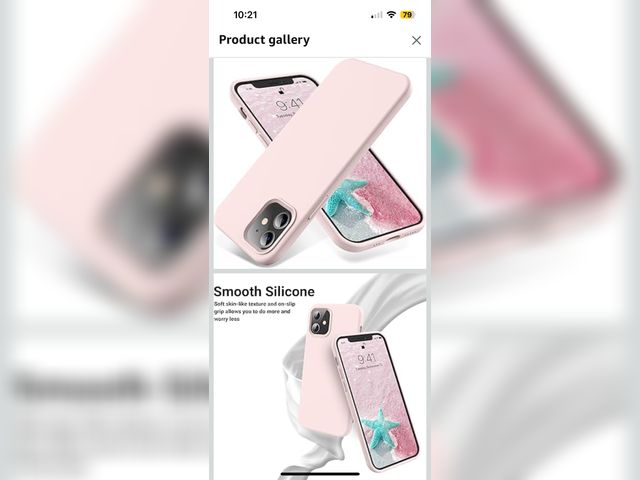 Lot 96-190944 - OTOFLY Compatible iPhone 12 &amp; 12 Pro Case, 6.1 inch (2020), Silky Soft Touch Series Premium Soft...