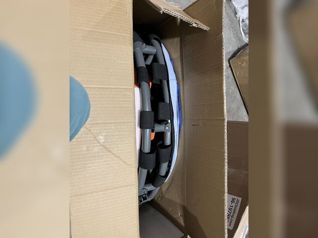 Lot 96-197990 - Costway Navy Kids Folding Mini Trampoline Appears unused