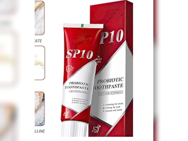 Lot 96-170704 - Sp-10 Probiotic Toothpaste, Sp-10 Ultra Whitening &amp; Stain Removal, Fresh Breath, Deep Cleaning C...