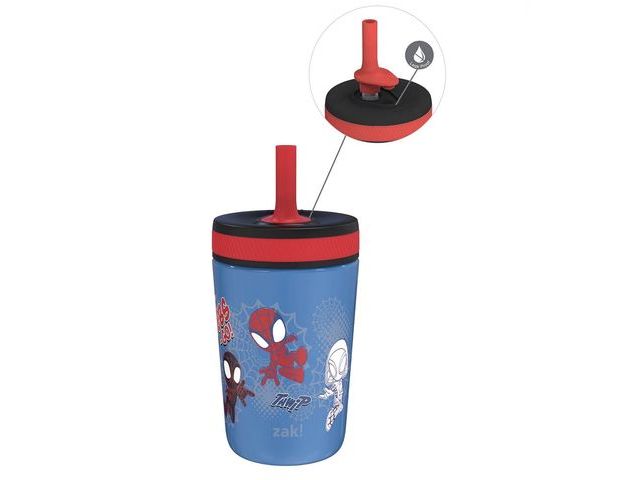 Lot 96-230368 - Zak Designs Marvel Spider-Man Kelso 12oz Leak-Proof Toddler Straw Cup

New
