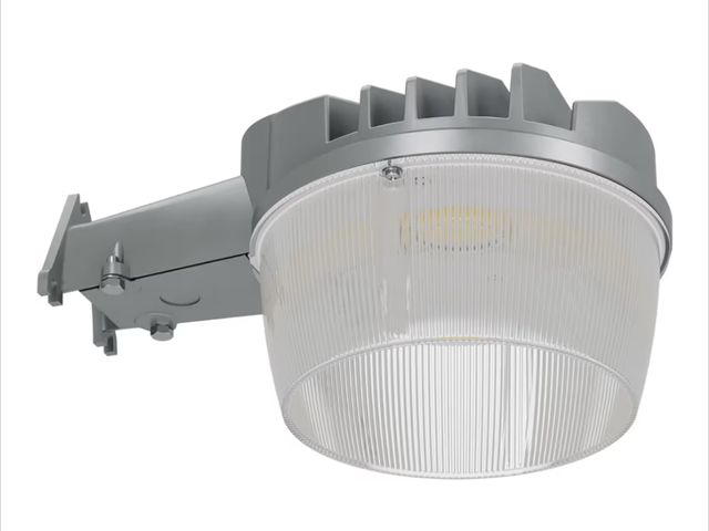 Lot 96-182459 - HALO ALB Outdoor Dusk-to-Dawn LED Security Area Light with 7000 Lumens, Wall or Pole Mount - Texture...
