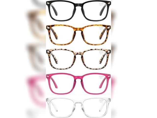 Lot 96-197273 - CCVOO 5 pack Reading Glasses for Women/Men, Bifocal, Progressive, Readers for Women/Men, Eye glasses...