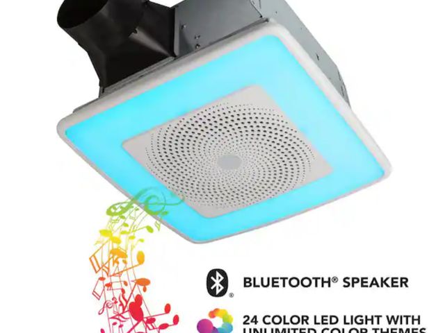 Lot 96-181771 - Broan-NuTone
Sensonic Series 110 CFM Ceiling Bathroom Exhaust Fan with Speaker and Bluetooth Wireles...