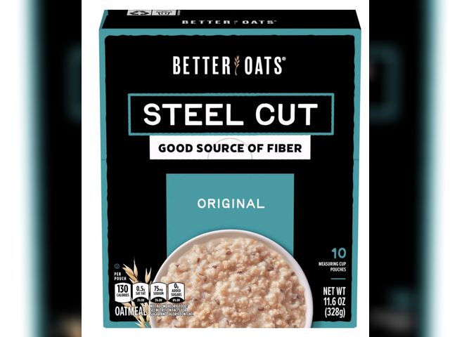 Lot 96-233202 - Better Oats Original, Steel Cut Oatmeal, Flax Seed, Instant Oatmeal, Hearty 10 Packets, 11.6 oz Box ...