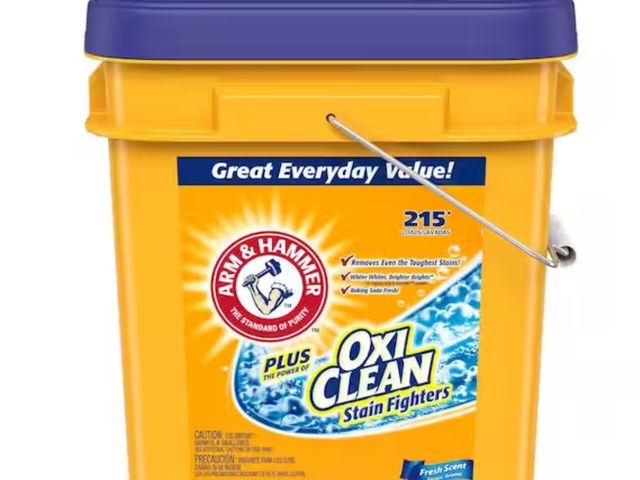 Lot 96-165075 - ARM &amp; HAMMER
Fresh Scent Powder Laundry Detergent with Oxiclean, 16.59 lbs.

New