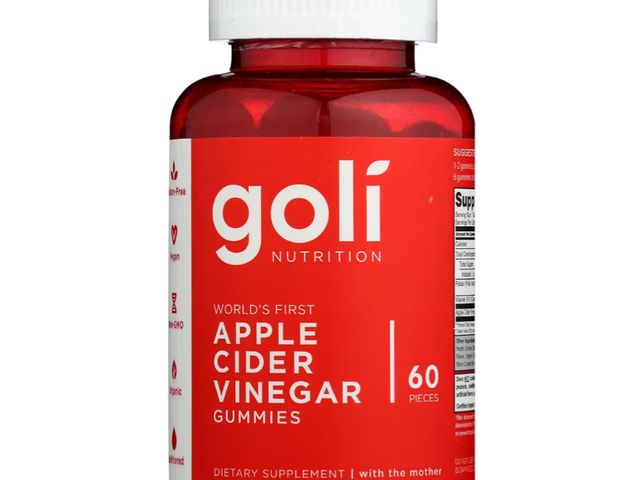 Lot 96-201315 - Goli Apple Cider Vinegar Gummy Vitamins - 60 Count - Vitamin B12, Gelatin-Free, Gluten-Free, Vegan &...