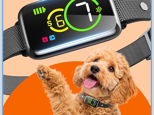 Lot 96-192097 - 1S Stop Barking Smart Dog Bark Collar, Humane Anti Barking Device with Beep &amp; Vibration, 7 Adjus...