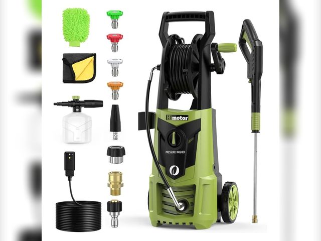 Lot 96-165677 - Electric Pressure Washer - 4000PSI 2.8GPM Electric Power Washer with 35ft Cord 26ft Hose, High Press...