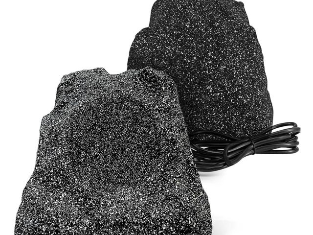 Lot 96-171308 - Herdio 8" Outdoor Rock Bluetooth Speakers Wired IPX7 Waterproof 600 Watt Resin Material All Weather ...