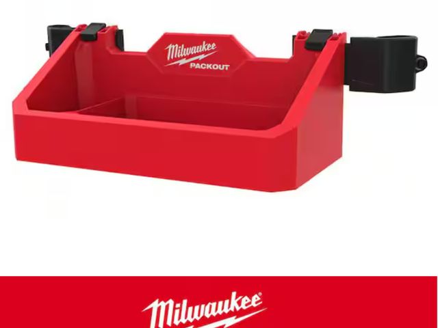 Lot 96-179010 - Milwaukee PACKOUT Tray Tool Box Rack Attachment New