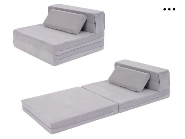 Lot 96-180441 - 3-in-1 Folding Sofa Bed for Kids, Tri Folding Floor Toddler's Mattress New