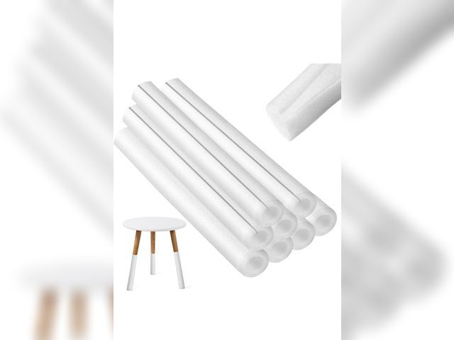 Lot 96-211246 - Treela 8 Pieces Clamp Foam Tube 40" Length 1" Id 1.8" OD Pre Cut Tube Cover Foam Pipe Insulation Cla...