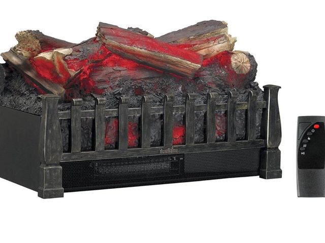 Lot 96-179259 - duraflame Electric Log Set 400 Sq Ft Heater, Faux Logs Insert with Lifelike Flames for Existing Fire...