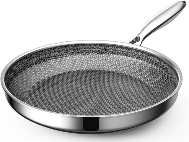 Lot 96-190484 - Hybrid Nonstick 9.5 Inch Frying Pan,Non Stick Frying Pan,PFAS PFOA PTFE Free,Stay-Cool Handle, Dishw...