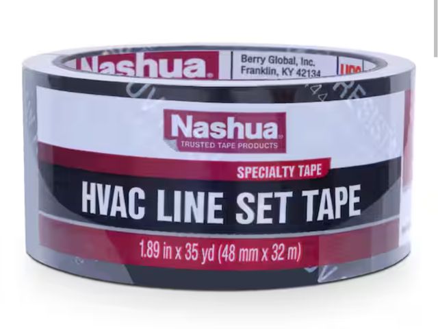 Lot 96-163009 - Nashua Tape 1.89 in. x 35 yd. HVAC Line Set Duct Tape in Black some has been used