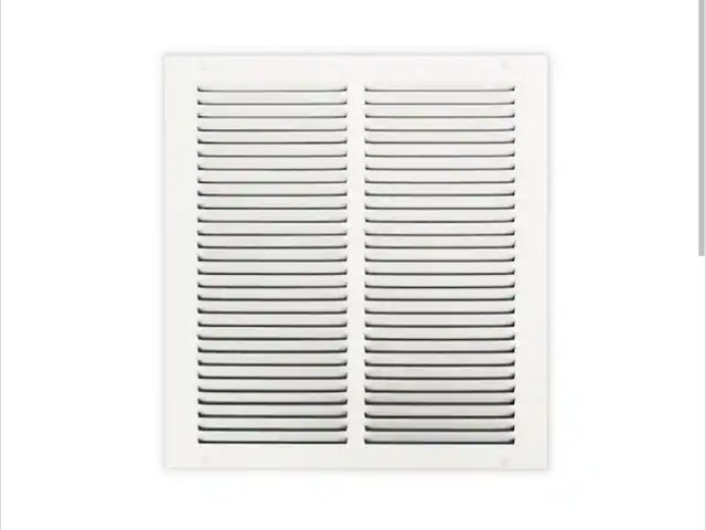 Lot 96-225945 - 6 Pack Everbilt 12 in. x 14 in. Steel Return Air Grille in White New MSRP $103