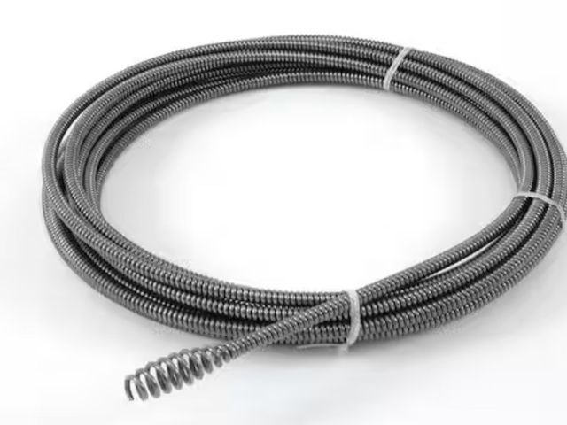 Lot 96-165100 - RIDGID
5/16 in. x 25 ft. C-1 IC Inner Core Drain Cleaning Snake Auger Machine Replacement Cable w/ B...