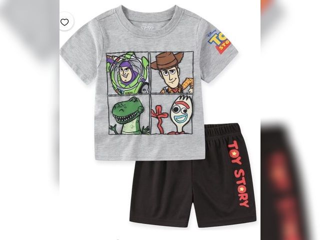 Lot 96-232771 - Disney Toy Story Short Sleeve T-Shirt and Shorts Set (Boys), 2 Piece Set, Size: 4T New