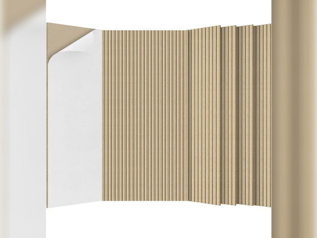 Lot 96-166333 - 5 Pack Acoustic Panels,47.2x23.6x0.4 inch Acoustical Wall Panels,Large Soundproof Panels,Self-Adhesi...