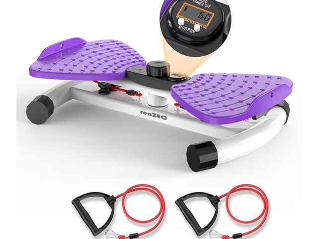 Lot 96-177587 - renZEC Waist Twister Machine, Adjustable Exercise Twist Board for Women Men, Noiseless Ab Twister fo...