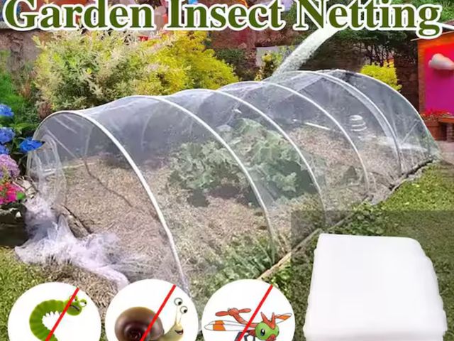 Lot 96-166919 - 9.8 ft. x 32.8 ft. Insect Netting Outdoor Greenhouse Vegetable Insect-Proof Gauze Netting Barrier Co...