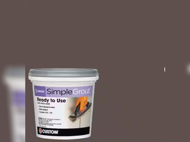 Lot 96-189029 - Custom Building Products
SimpleGrout #647 Brown Velvet 1 qt. Pre-Mixed Grout
New