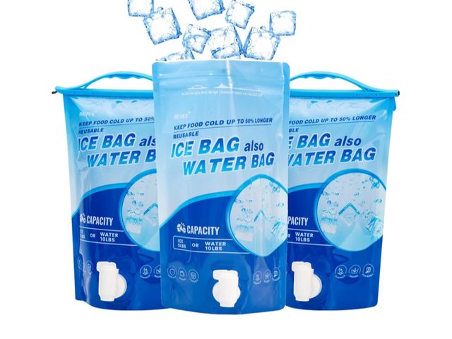 Lot 96-147047 - REVEX Ice Pack,Reusable Ice Packs for Cooler, Large Leakproof Cooler Ice Packs for Lunch Boxes, Long...