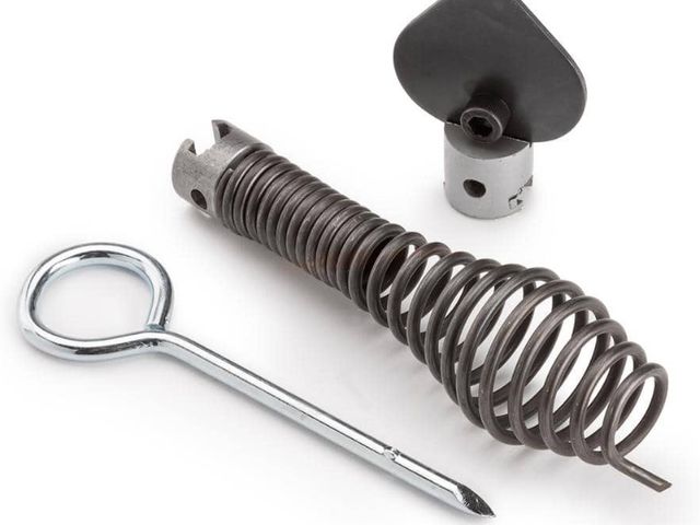 Lot 96-165226 - RIDGID T-240 3 Piece Drain Cleaning / Sewer Machine Cable Attachment Set Includes T-202 Bulb Auger, ...