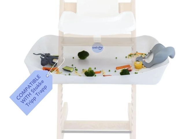 Lot 96-175960 - CATCHY - Food Catcher - Compatible with Stokke Tripp Trapp High Chair + 11 Other High Chairs - Highc...