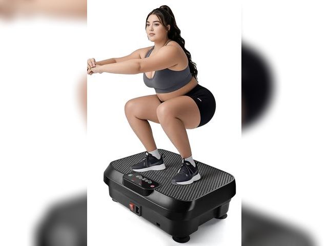 Lot 96-180712 - Vibration Plate Exercise Machine for Lymphatic Drainage Weight Loss,Whole Body Workout Vibration Fit...