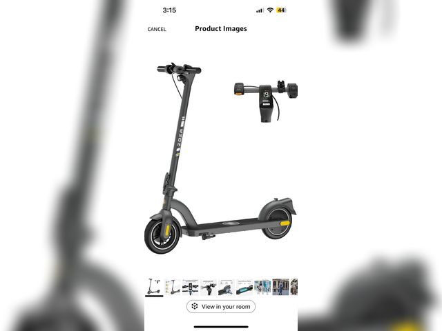 Lot 96-163947 - Electric Scooter ZD01,500W Peak Motor &amp; 19MPH Electric Scooter Adults, 12-15 Mi RangeElectric Ki...