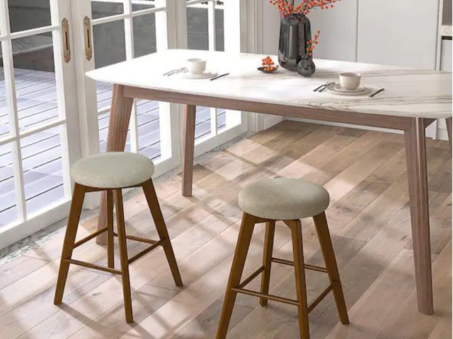 Lot 96-197602 - Costway
26 in. Beige Rubber Wood Counter Stool with Linen Fabric Seat 2 Set of Included
New 
Msrp $1...