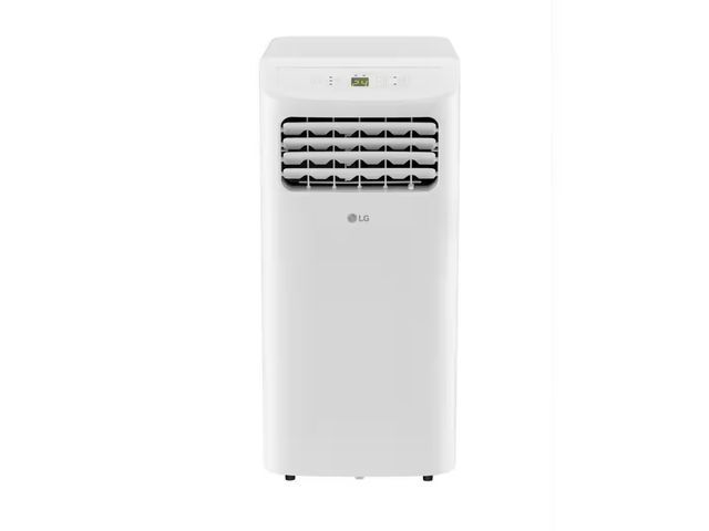 Lot 96-163164 - LG
6,000 (DOE) BTU 115-Volt Portable Air Conditioner Cools 250 Sq. Ft. with Dehumidifier and LCD Rem...