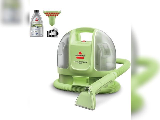 Lot 96-173899 - BISSELL Little Green Mini Portable Carpet and Upholstery Deep Cleaner, Car/Auto Detailer, with Hydro...