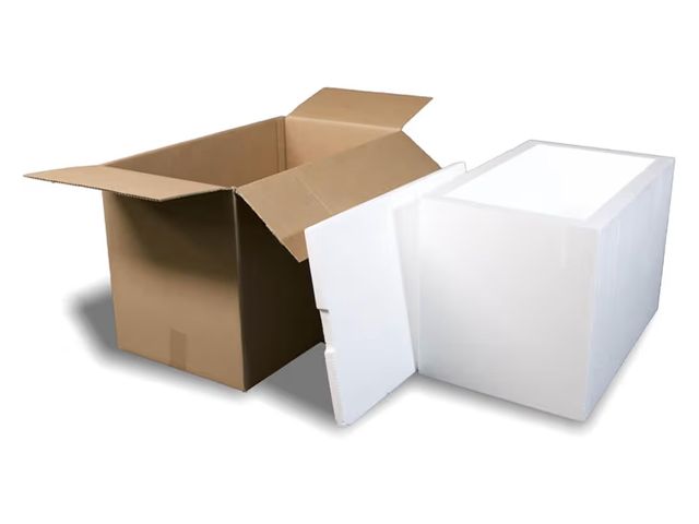 Lot 96-149364 - Robin II EPS Foam Ice Chest (Outside Dimensions: 24.5”x14.5”x15.75”) with Shipping Box - 1 Pack. Pro...