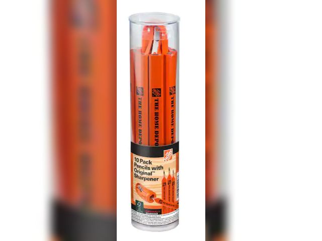 Lot 96-191857 - The Home Depot
Carpenter Pencils with Original Sharpener (10-Pack)
New