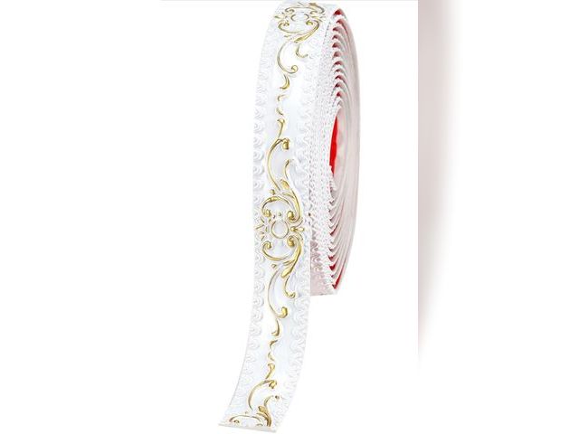 Lot 96-181686 - Flexible Wall Trim, 16.4 Feet Self-Adhesive Peel &amp; Stick Molding, Cabinet Border, Mirror Frame T...